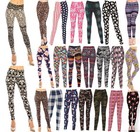 Women s Printed Brushed Buttery Soft Leggings Regular   Plus Size Colorful Pants