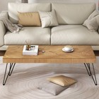 Wood Coffee Table Center Cocktail Table Side Table End Table For Living Room
