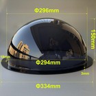 11 65    296mm  Smoked Acrylic Dome Cover For Security Cameras  Large Size  D   
