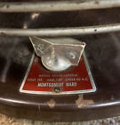 Montgomery Ward Hassock Fan Mid-century Mcm 3 Speed Works Great  Large 15    Wide