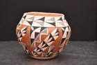 Vtg M Torivio Acoma Pueblo Pottery New Mexico Olla Pot Vessel Native American 8 