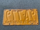 Rare 1940 Idaho Farm Truck License Plate Green Touch Up Tough Plate To Find 
