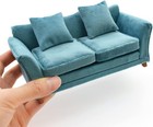 Modern Dollhouse Furniture On 1 12 Scale Of Miniature Sofa For Dollhouse Livi   