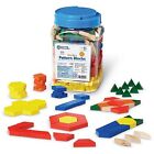Learning Resources Wooden Pattern Blocks - Set Of 250 Pieces  Ages 3 