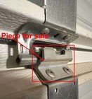Garage Door Plastic Hinge Half For Half Metal Riveted Hinges - Heavy Duty