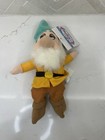 Disney Store Bashful Snow White Seven Dwarfs Mini Bean Bag Stuffed Plush Toy