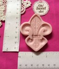 Fleur De Lis Silicone Push Mold Food Safe Cake Decoration Candy Cupcake  fda 
