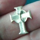 925 Sterling Silver Cross Brooch     5102