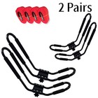 2 Pairs Canoe Boat Kayak Roof Rack Car Suv Truck Top Mount Carrier J Cross Bar