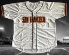 Willie Mays Signed Custom Giants Jersey  Authenticated