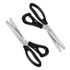 2 Pack Pinking Shears For Fabric Sewing Crafting Scissors Zig Zag Edge