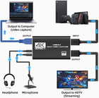 4k Hdmi Capture Card For Streaming  Full Hd 1080p 60fps Usb 3 0 Cam Link Game Au