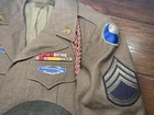 Rare Named 29th Infantry Division Ike Jacket   D-day Captured German Helmet
