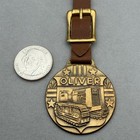Vintage Oliver Farm Equipment Co  Oc-9 Crawler Tractor Watch Fob   Strap  65823