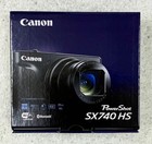 Canon Power Shot Sx740 Hs 20 3mp 4k Digital Camera 40x Optical Zoom Wi-fi Silver