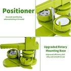 32mm Badge Pin Button Maker Machine Diy Press Kit With 100pcs Parts cutter