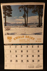 Scarce Minneapolis Ewald Bros Dairy Milk 1971 Wall Calendar Nice Clean Piece