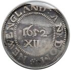 1652 Massachusetts Pine Tree Shilling  Large Planchet  Noe-1  Pcgs Vf25