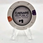 Caesars Republic Hotel Casino Lake Tahoe Nevada 2025  1 Casino Chip