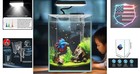 Ultra White Glass Betta Aquarium Starter Kits 1 5 Gallon Small Fish Tank  Bet   
