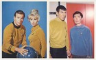 4 Star Trek The Original Series Color Photoprints   kirk  Spock  Sulu  Janice Rand
