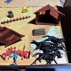 Carry All Fort Apache 4685 Tin Action Playset Marx 1968 Incomplete Accessories