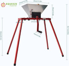 Fruit Apple Wine Classic Crusher With Stand -7 Litre 1 8gallon Manual Grinder- L