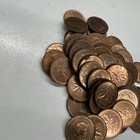       Lot Of 50 Au Canada One Cent  penny  Mixed Dates Coins  1 Roll      