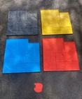 4pcs Concrete Texturing Stamping Floor Cement Stamps Mold Mats Sets 24 24 Inch