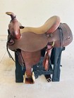 Vintage Hereford Western Trail Saddle  16    Quarter Horse Tree  Made In Yoakum Tx