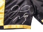 Floyd Mayweather Jr  Autographed Signed Black   Gold Boxing Trunks Beckett Wit
