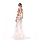 Nwot Bronx And Banco Naia Lace White Wedding Evening Gown  Bridal Max Dress  M