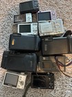 Lot Of 11 Untested Digital film Cameras - For Parts repair - Nikon  Sony  Canon 