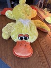 Dan Dee Collectors Choice Plush Duck Toy Laying Flat Yellow Orange 2013 33inches