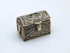 Antique Sterling Silver Filigree Miniature Besamim Snuff Box Jewish Judaica