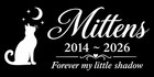 Personalized Dog Memorial Stone Granite Grave Marker Photo Engraved 6x12