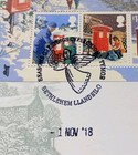 2018 Christmas Barcode Miniature Sheet Fdc Bethlehem Changeable Date Postmark