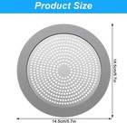 Flat Shower Drain Hair Catcher Stainless Steel Shower Drain Cover Hair Catcher