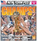 Champs  Knicks Win Nba Finals  We re Number Brun  New York Post 6 14 2026