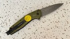 1812olcb Kershaw Olive Handle Folding Pocket Knife Dividend Composite Plainblade