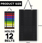 Karate Belt Display Rack  Martial Arts Belt Display Holds 12 Belts  Taekwondo   