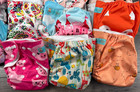Alvababy 11 Cloth Diaper With 11 Inserts One Size Adjustable Washable Reusable