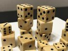 Vintage Dice Lot - Bovine Bone Dice X 20 Assorted Dice - 20 Dice