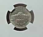 Jefferson 5 C Obverse Struck Thru Obverse Capped Die Mint Error Ngc Ms-62 6fs