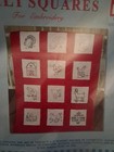 Jack Dempsey 9  Stamped Nursery Quilt Blocks Lot Of 3 Farm Animals Total 36 Nip 