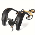 Oucey Leather Saxophone Neck Strap  Adjustable Harness For Alto Tenor Bari Sax