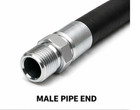 1  2 Wire 100r17 Hydraulic Hose Assembly With Npt Male 1  Fittings 3045 Psi
