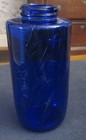 Vintage Cobalt Blue Bottle With M3 On The Bottom 7  Tall     Alx
