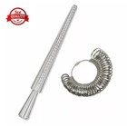 Ring Sizer Guage Metal Mandrel Finger Sizing Measure Stick Standard