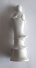 Vintage Guan Yin Kwan Yin White Porcelain Chinese Figurine Statue 6   Tall 